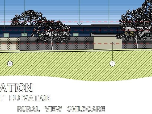 The new child care centre at Rural View will be a single storey structure. Picture: Fernbourne Developments, Black Ink Architecture