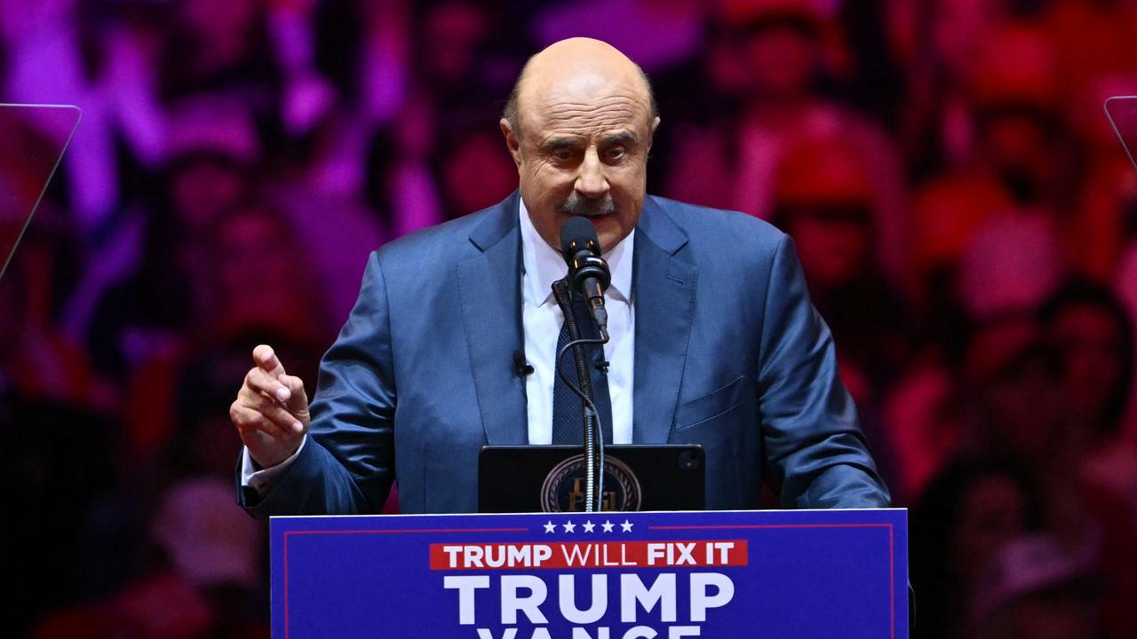 Television personality Dr. Phil McGraw has supported Trump. Picture: Angela Weiss/AFP