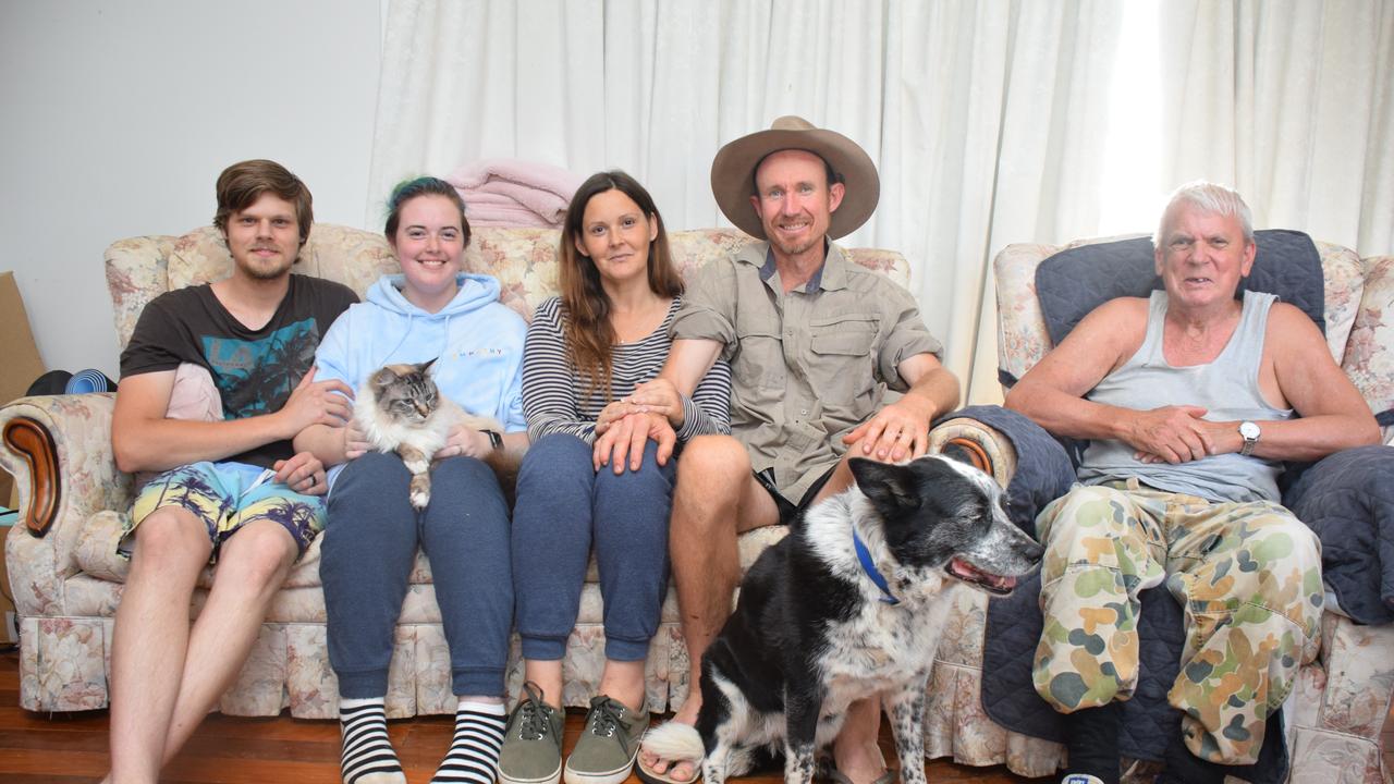 Andrew and Shian Scale with Tamara and Neil Rowe and Damian Fletcher with their two pets Sherlock Holmes and Panda. (Picture: Tristan Evert)