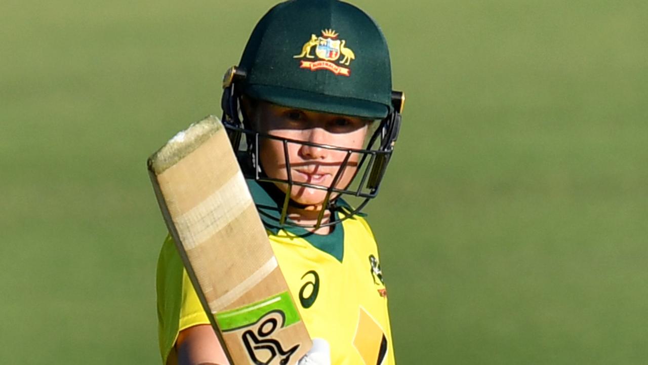 Alyssa Healy scored a half-century in the second Twenty20.