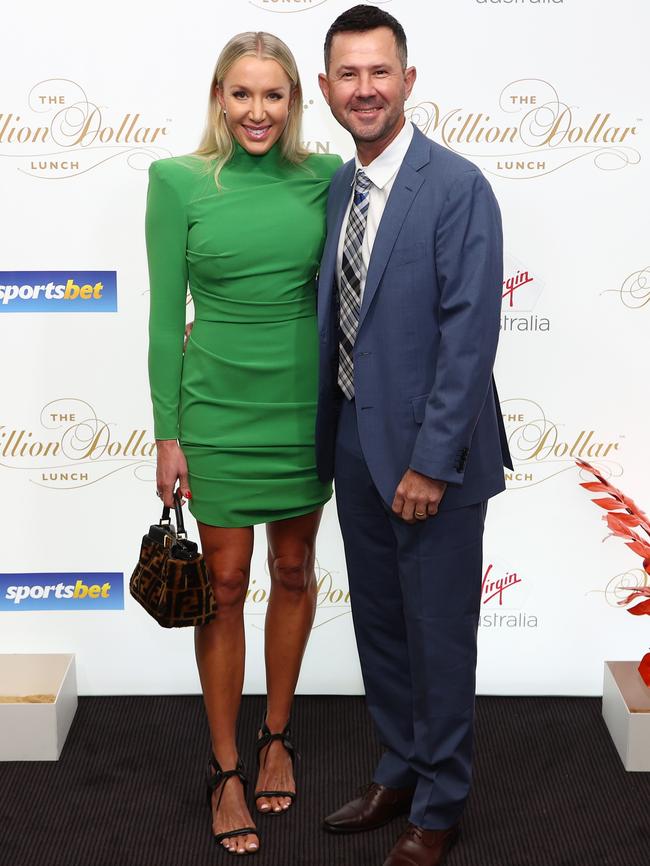 Ricky and Rianna Ponting. Picture: Getty Images