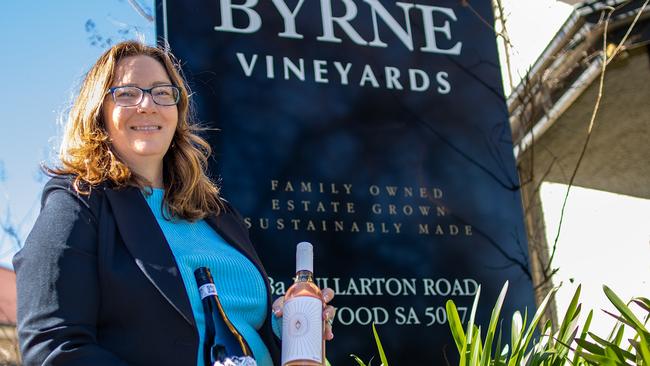 Petria Byrne from Byrne Vineyards. Picture: Supplied