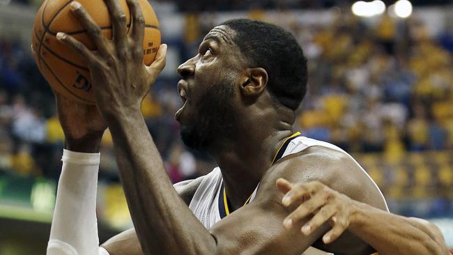 Indiana Pacers centre Roy Hibbert was dominant in his team’s win at home against Utah.