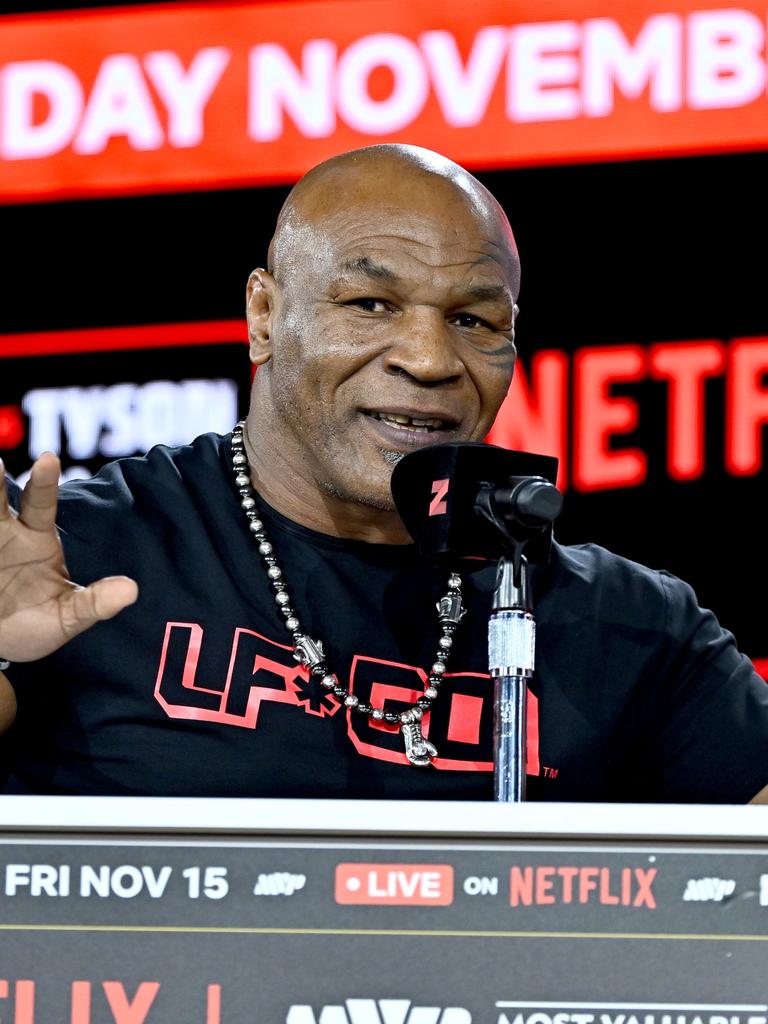 Mike Tyson will make his long awaited comeback against Jake Paul. Picture: Roy Rochlin/Getty Images for Fanatics