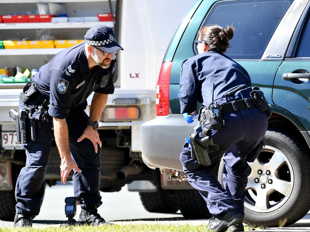 A homicide investigation is underway after a woman in her 20s died from stab wounds while a man is in custody following a police pursuit in Caboolture overnight. Picture: John Gass