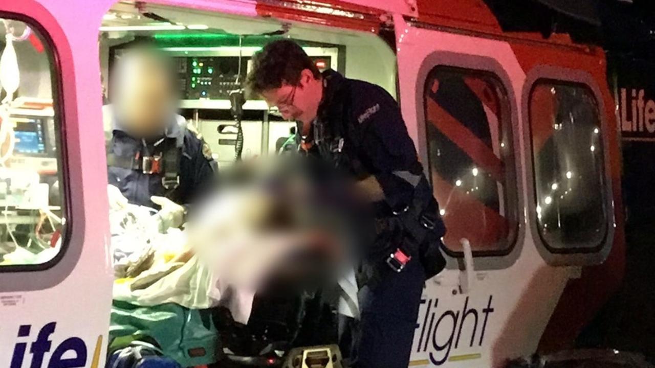 Boy flown to hospital from Goomeri with 'significant' burns caused by fire. Picture: LifeFlight