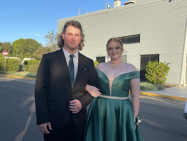 Looking glamorous at the Riverside Christian College formal.