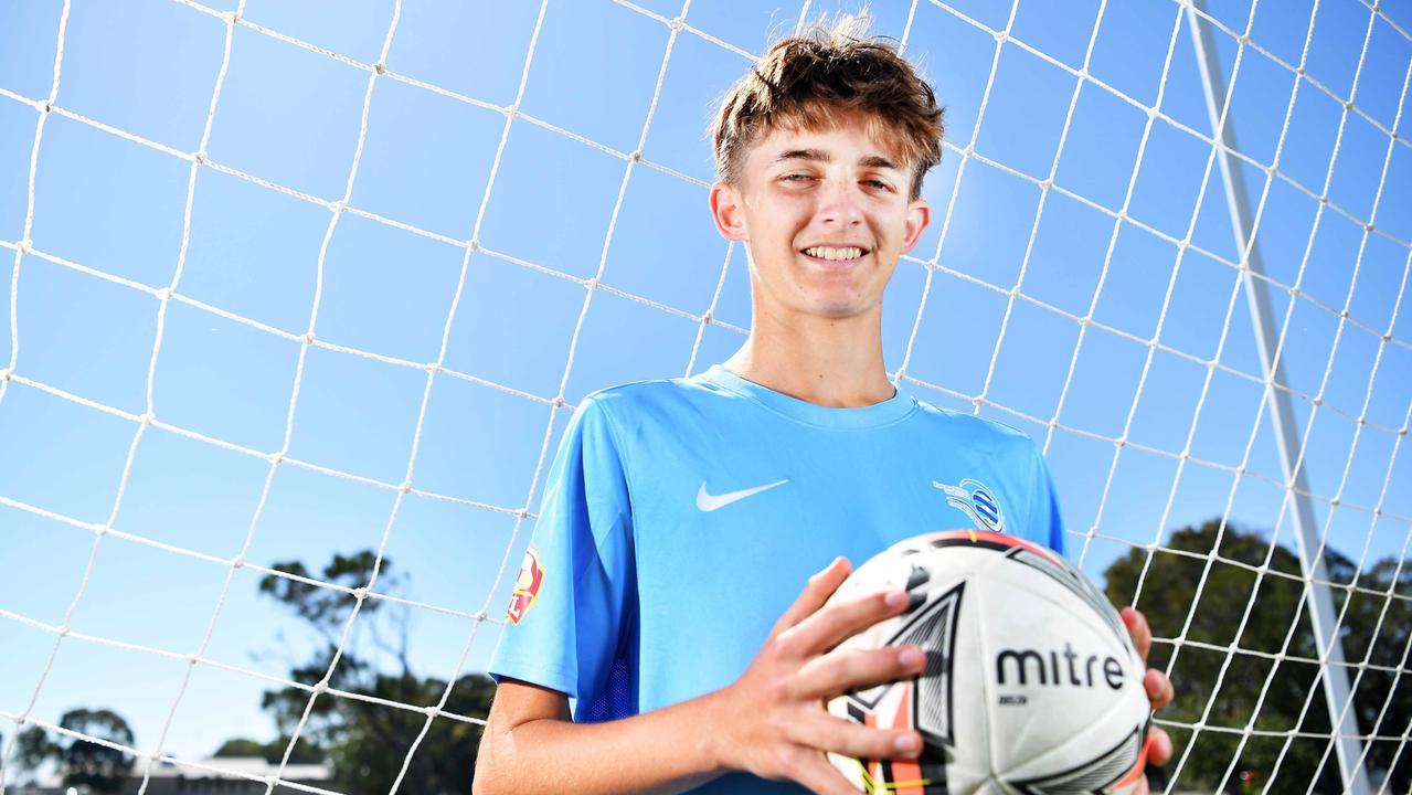 Sunshine Coast football talent Max Veivers. Picture: Patrick Woods.