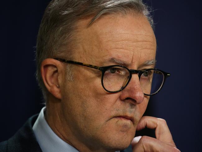 SYDNEY, AUSTRALIA - NewsWire Photos, July 12, 2022: Australian Prime Minister, Anthony Albanese, during a press conference in Sydney. Picture: NCA NewsWire / Gaye Gerard