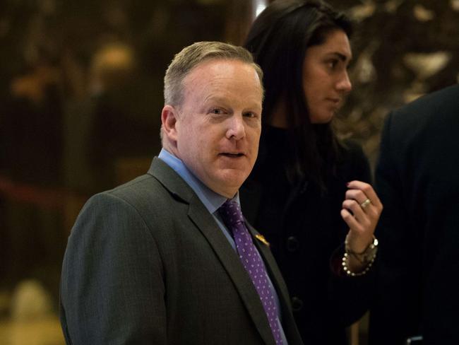 Sean Spicer will be press secretary as well as communications director. Picture: Getty