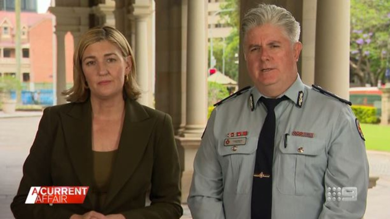 QAS Commissioner Craig Emery (right) said the service was not understaffed at the time, but was facing a surge in demand. Picture: A Current Affair