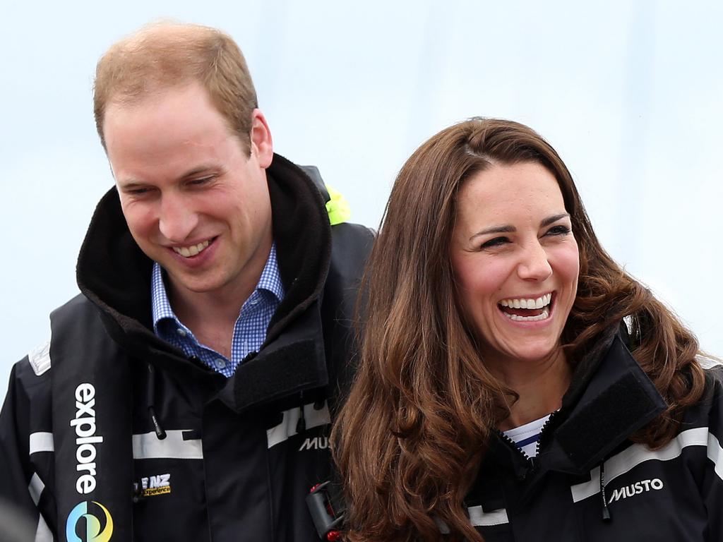 Before sailing against each other during a tour of New Zealand in 2014. Picture: Fiona Goodall/AAP/NZN Image/SNPA Pool