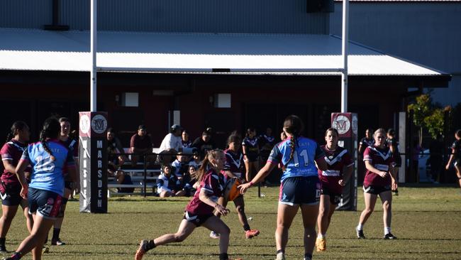 Marsden State High School Year 9/10 division 1 schoolgirls in action during the season.