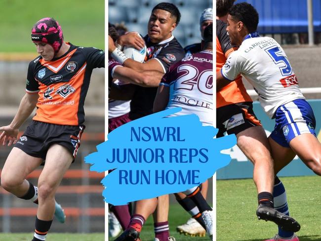 The NSWRL junior reps run home.