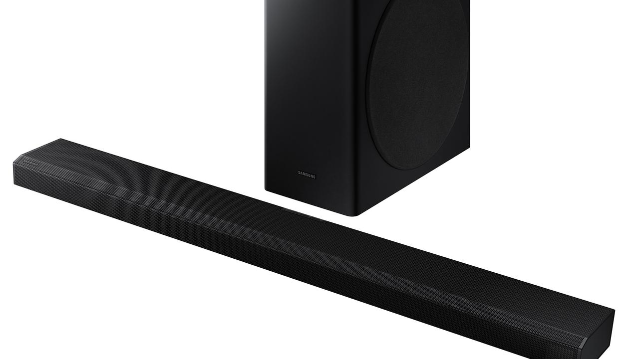 Samsung's Q800 soundbar is sleek.