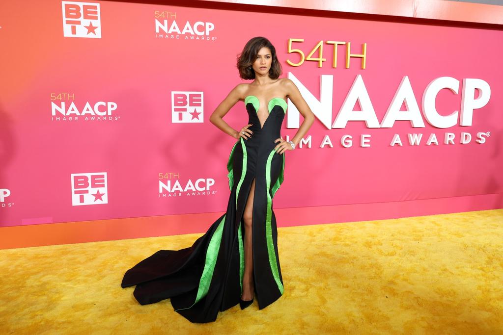 Zendaya stuns in sexy vintage looks for 2023 NAACP Image Awards