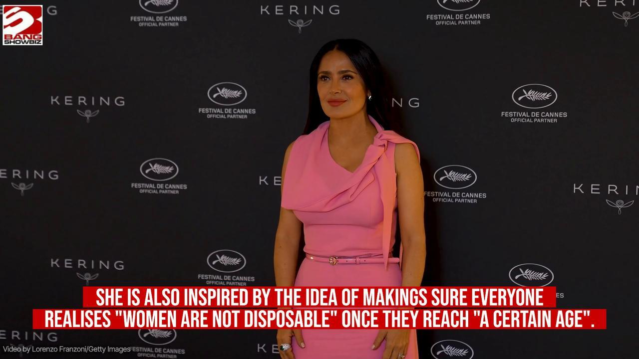 Salma Hayek thinks aging helped her break away from typecasting