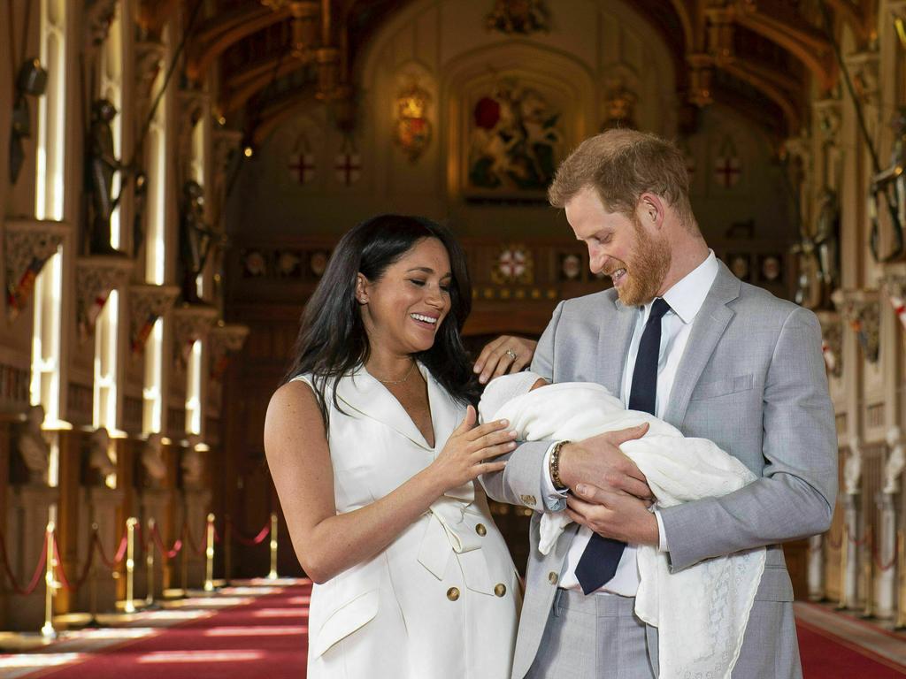 The couple have made a new life in Los Angeles with their son, Archie. Picture: AP