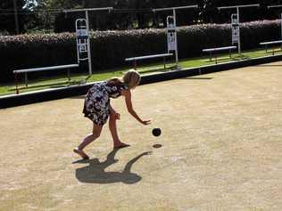 BOWL UP: Gayndah Bowls Club invited new teams to take to the turf. Picture: Cathy Moore