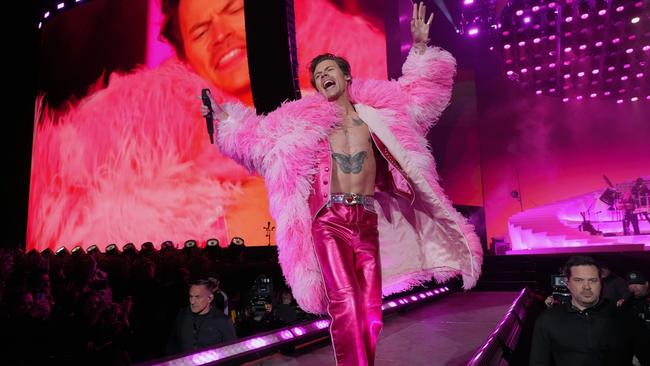 Harry Styles performs at the 2022 Coachella Valley Music And Arts Festival in April. Picture: Kevin Mazur/Getty