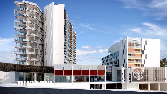 An artist's impression of the proposed redevelopment of the Balmain Leagues Club site in Rozelle.