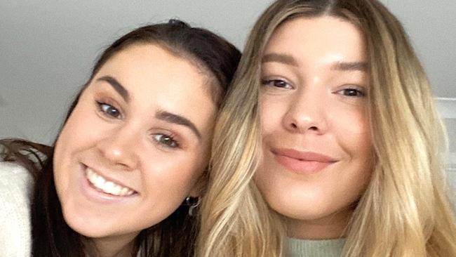 Wednesday afternoon Legacy Tunnel crash victim and survivor have been identified as Lily Galbraith (died at the scene, left) and Emma McLean (in hospital) Picture Instagram