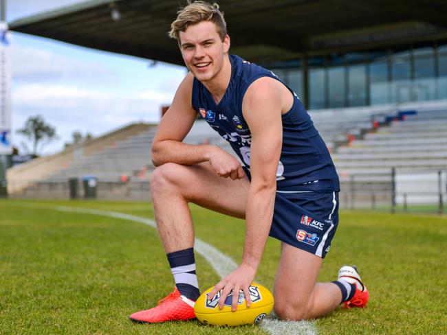 South Adelaide recruit Tom Highmore. Picture: Brenton Edwards