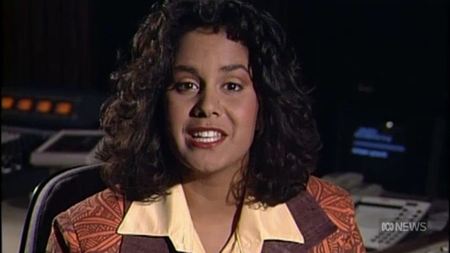 Malarndirri McCarthy during her time working at the ABC. Picture: ABC