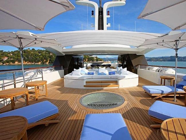 Lap of luxury on the cruiser Xanadu, used by Varoujan to woo his investors. Picture: Supplied 