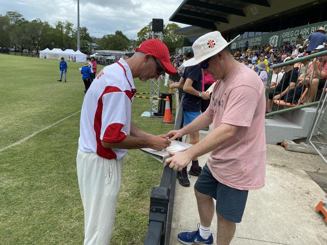 Lismore was treated to autographs right throughout the game