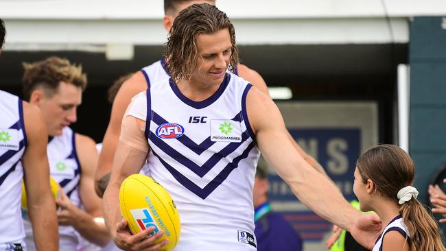 Nat Fyfe showed why he’s worth the price in SuperCoach. Picture: Daniel Carson/AFL Photos via Getty Images