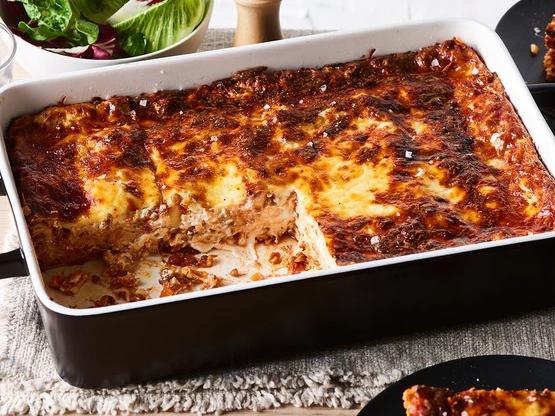 Perfect lasagne: Chaotic at the best of times, the one thing about lasagne that cannot be denied is that its preparation requires love.