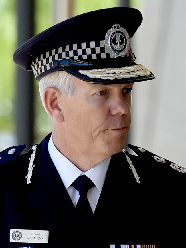 Police Commissioner Grant Stevens. Only he, Mr Lander or a court can authorise publication of specific information.