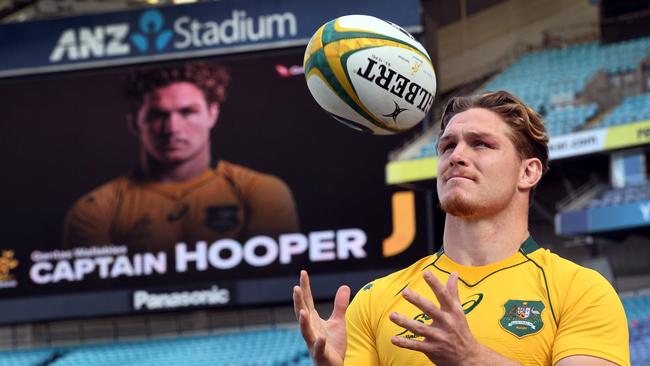 Wallabies captain Michael Hooper is heading to Japanese rugby. Picture: AFP/ William West