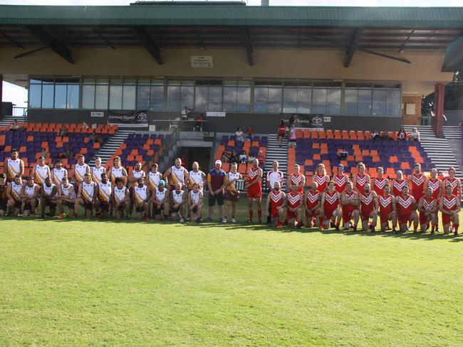 The Lismore Swans defeated the Casino Lions by a leviathan 275 points when the teams each played their first game in the Casino vs Lismore ANZAC DAY Shield and their first game i nthe AFL North Coast League. Photo: Alison Paterson