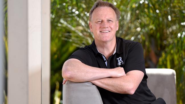 Port Adelaide CEO Keith Thomas at home in Hazelwood Park. Picture: Naomi Jellicoe