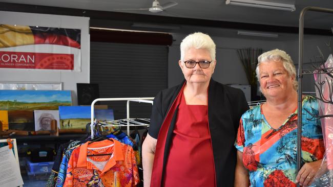 Sue Wain and Loris Doessel with their wares. Picture: Sam Turner