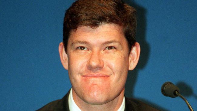 James Packer’s business venture One.Tel collapsed in 2001.