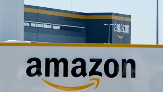 Amazon’s centre in Bretigny-sur-Orge, France. Picture: AFP