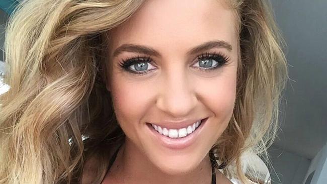 Former NRL cheerleader and Beauty and the Geek cast member Jordan Finlayson, 28, pleaded guilty to several drug offences. Picture: Instagram