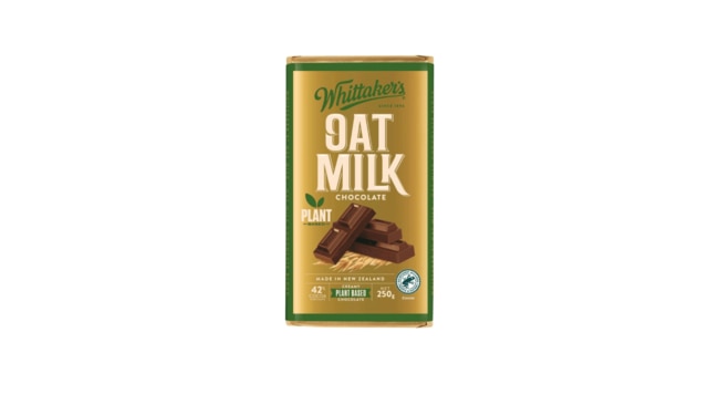 Oat milk Whittaker’s Oat Milk Chocolate, $8, IGAWhy we love itCalling all lactose intolerants: this one’s for you. “I’m choosing this variety for the innovation. In a massive win, they’ve used oat milk to create a creamy chocolate, but without dairy. I also love that Whittaker’s is sourcing their cocoa ethically, ensuring farmers are treated and paid fairly.” We’re here for it.Shop here