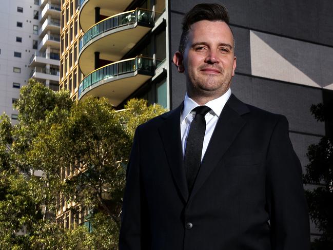 Matthew Hansen is a 39-year-old lawyer who has been given a scholarship so that he can learn to help boards in indigenous communities. Matthew photographed in Perth.