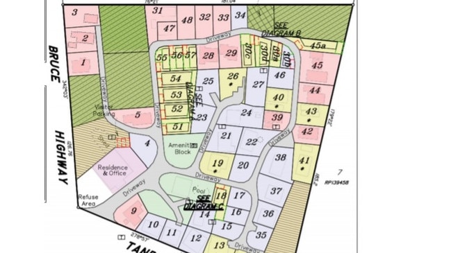 Gympie council staff say the proposed changes to the Kybong caravan park would only make it clash with the planning scheme worse by establishing more long-term housing in an industrial area.