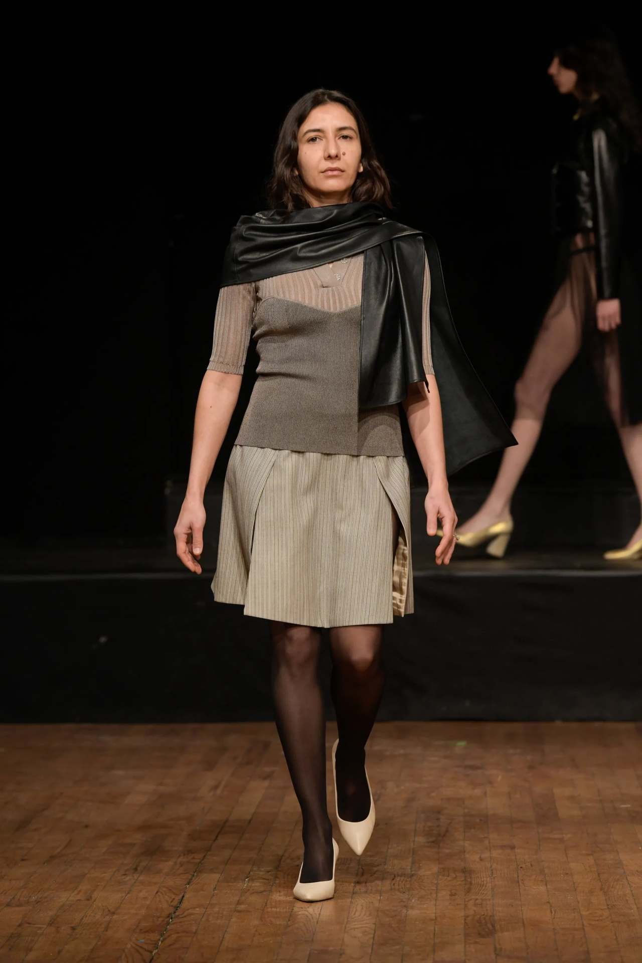 <p><em>Ottessa Moshfegh walks for Maryam Nassir Zadeh. Image credit: courtesy of the brand</em></p><p>It’s a quote that’s been used by Kim Jones, <a href="https://www.vogue.com.au/fashion/news/fendi-haute-couture-autumnwinter-2324-review/news-story/35a87dd7be8c6904900f133ce87422e4" target="_blank" rel="noopener">artistic director of Fendi</a> and an enthusiastic collector of first edition books, as a source of inspiration along with Woolf’s gender twisting novel <em>Orlando</em>. Zadie Smith—who was <a href="https://www.vogue.co.uk/article/zadie-smith-the-fraud" target="_blank" rel="noopener">just profiled i</a>n British <em>Vogue</em> (because she has a new book coming out!) wearing incredible looks from Alaia and <a href="https://www.vogue.com.au/fashion/news/news-story/7590fdf89f2d331818f77af194b75d44" target="_blank" rel="noopener">Margiela Tabi boots</a> (!) has also grappled with it before.</p><p>“[Woolf] was even more conflicted about clothes than I am, but she better understood that what a woman does with her wardrobe is not very different from what a novelist does with her characters: clothing the self as a way of viewing the world and of being viewed,” <a href="https://www.vogue.co.uk/fashion/article/zadie-smith-london-new-york-fashion" target="_blank" rel="noopener">she wrote</a> in a 2019 essay on the differences between how women dress in London and New York.</p>