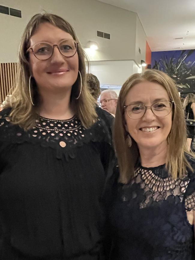 Karen Peall and Hester van der Straaten enjoyed the 2023 Bundaberg & District Business Excellence Awards