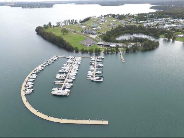 Stage 1 of the marina has been operating since 2019 with stage 2 to see it double in size. Picture: supplied