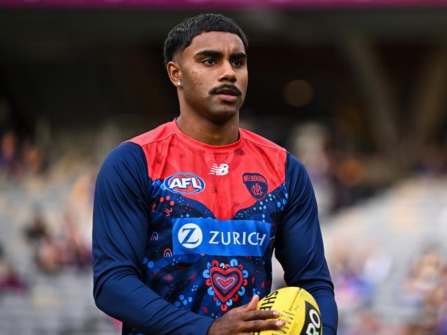 Kysaiah Pickett is featuring in the midfield more often this season. Picture: Daniel Carson/AFL Photos via Getty Images