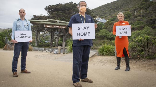 Surf Coast locals have urged people to stay home this Easter weekend.