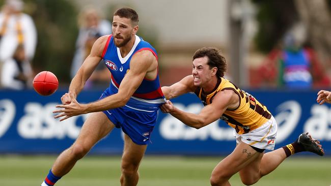 Marcus Bontempelli is the Brownlow favourite. Picture: Michael Willson/AFL Photos via Getty Images