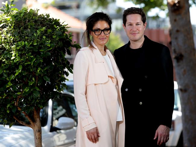 Siblings Camilla Freeman Topper and Marc Freeman outside their Mosman store. Picture: Annika Enderborg